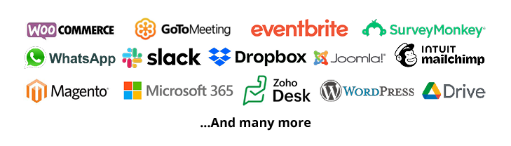 Logos of possible integrations